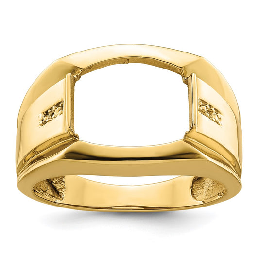 10K Yellow Gold Gents Ring Mounting
