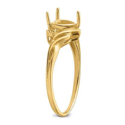 10K Yellow Gold Ladies Ring Mounting