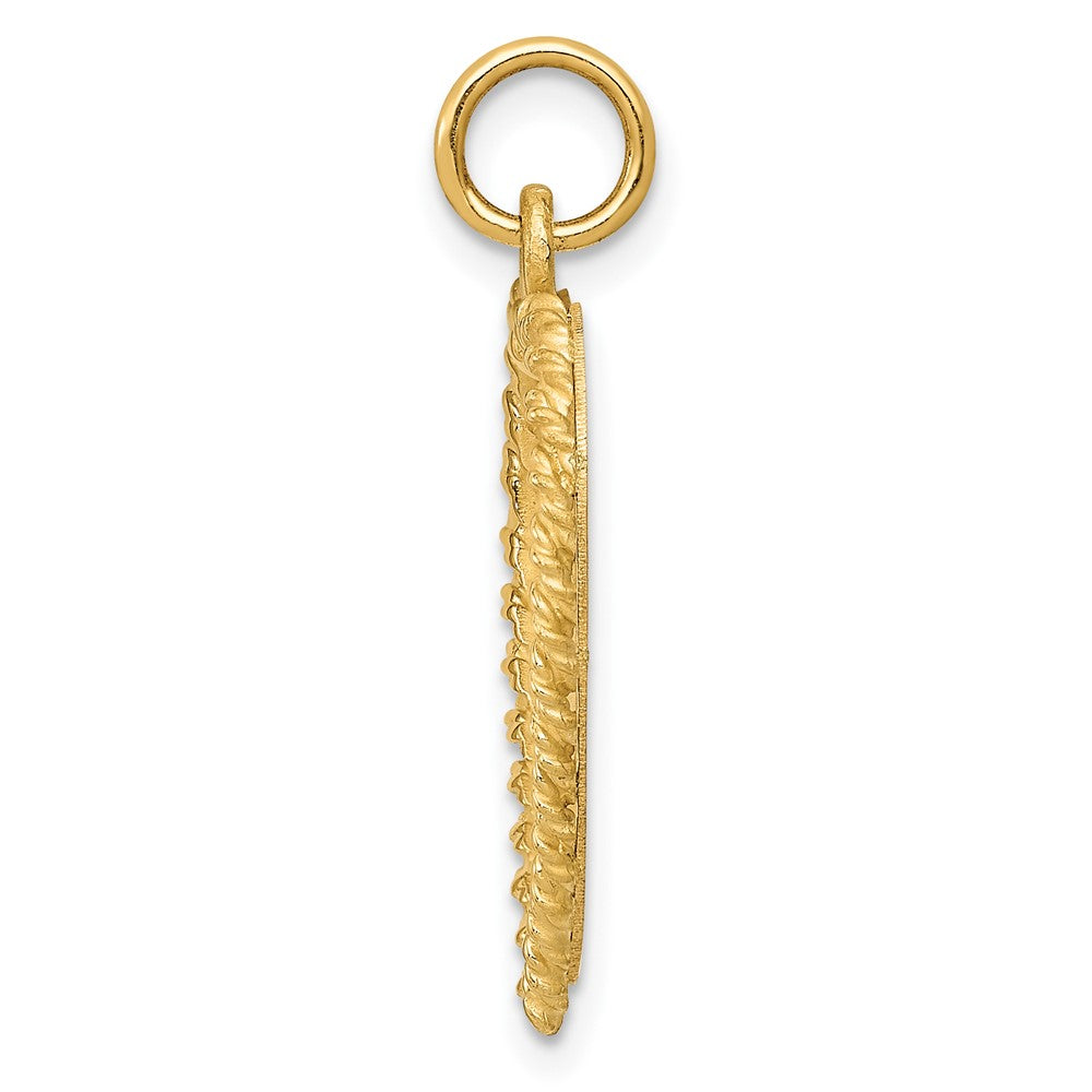 10K Yellow Gold 10Ky Happy 50Th Anniversary Charm