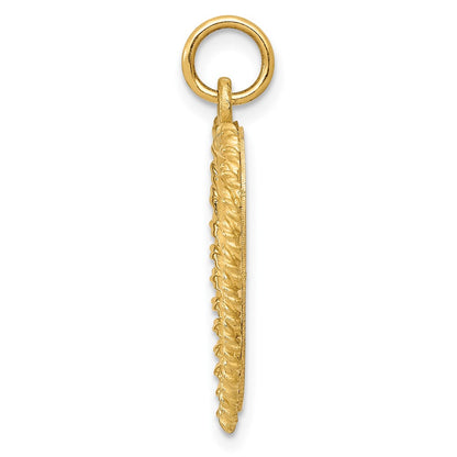 10K Yellow Gold 10Ky Happy 50Th Anniversary Charm