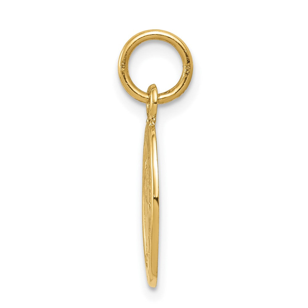 10K Yellow Gold Saint Christopher Medal Charm