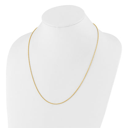 30 Inch 14K Adjustable 1.5mm Wheat Chain Necklace