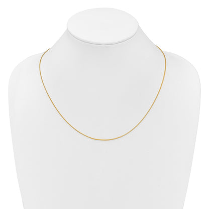 26 Inch 14K Yellow Gold Adjustable 1.1mm Franco Chain Necklace