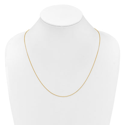 26 Inch 14K Yellow Gold Adjustable 1.1mm Franco Chain Necklace