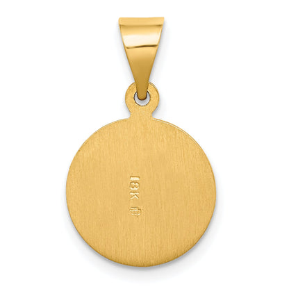18K Yellow Gold Saint Jude Thaddeus Medal Pendant