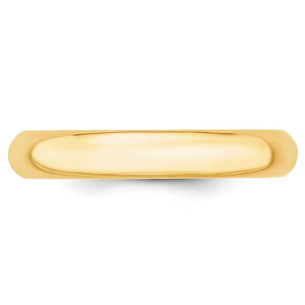 10k Yellow Gold 4mm Standard Weight Comfort Fit Wedding Band Ring