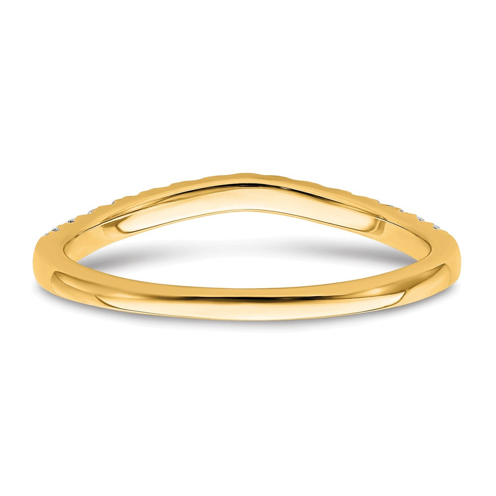 True Origin 14K Yellow Gold 1/2 carat Lab Grown Diamond VS+ F+ Set of Two Complete Wedding Band Rings