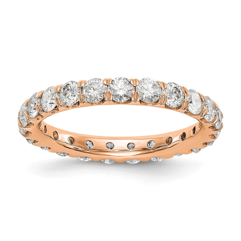 Rose Gold Diamond Band – goldia.com.au