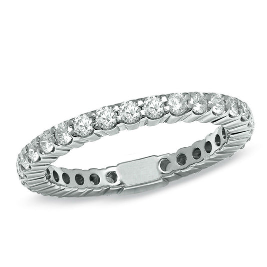 1 ct. tw. Diamond Eternity Band Ring 14K White Gold