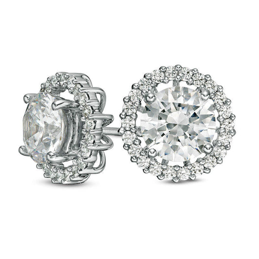 0.63 CT. T.W. Diamond Frame Earring Jackets in 14K White Gold