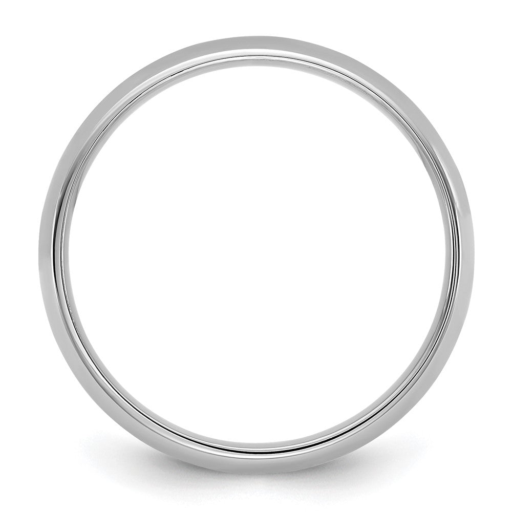 14k White Gold 4.5mm LTW Comfort Fit Wedding Band Ring
