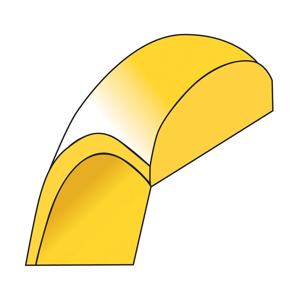 14K Yellow Gold 10mm LTW Half Round Wedding Band Ring