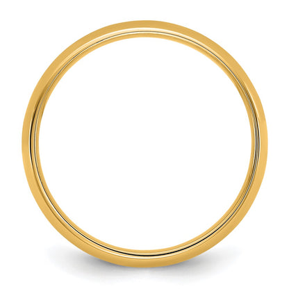 14K Yellow Gold 4.5mm LTW Comfort Fit Wedding Band Ring