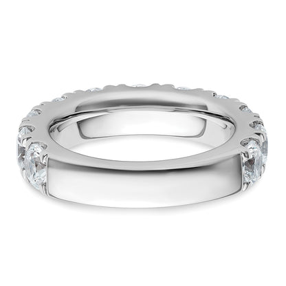 14K White Gold 4 carat Certified Lab Grown Diamond VS+ F+ Complete Wedding Band Ring