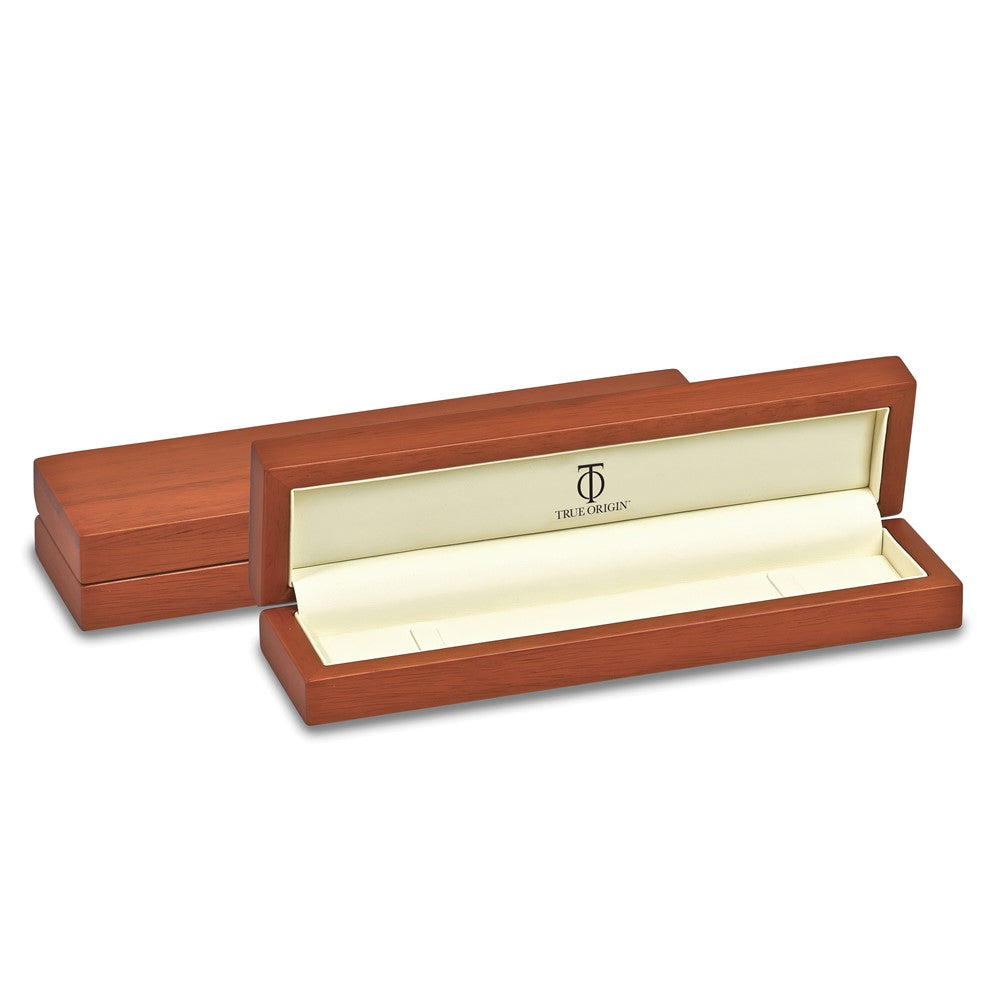 True Origin 14K Rose Gold 3/8 carat Lab Grown Diamond VS+ F+ Complete 7 Station 7 in Bracelet