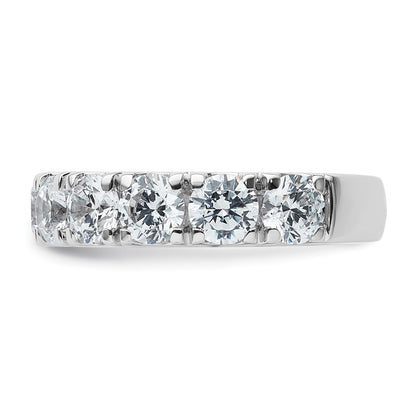 14K White Gold 4 carat Certified Lab Grown Diamond VS+ F+ Complete Wedding Band Ring