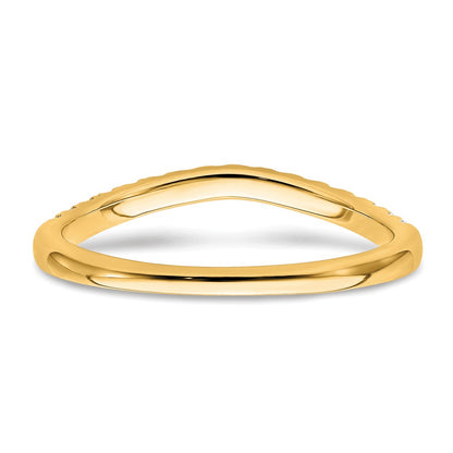 True Origin 14K Yellow Gold 1/2 carat Lab Grown Diamond VS+ F+ Set of Two Complete Wedding Band Rings