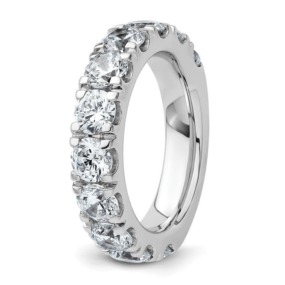 14K White Gold 4 carat Certified Lab Grown Diamond VS+ F+ Complete Wedding Band Ring