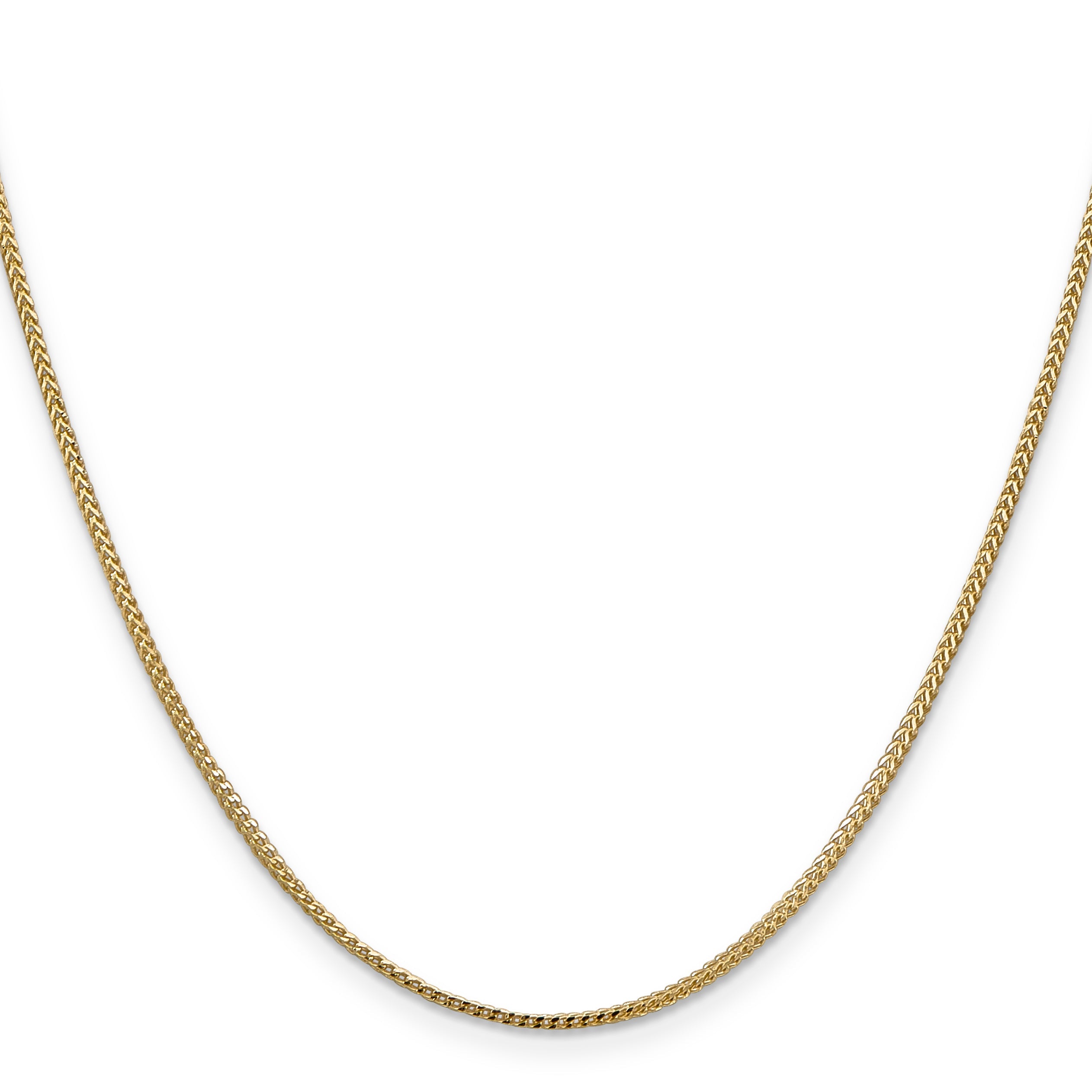 20 Inch 14K 1.1mm Franco Chain Necklace