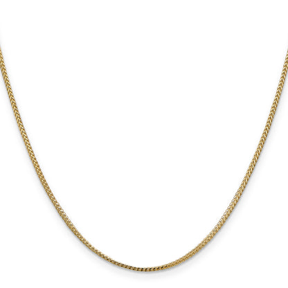 20 Inch 14K 1.1mm Franco Chain Necklace