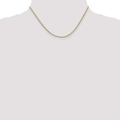 16 Inch 14K 1.1mm Franco Chain Necklace