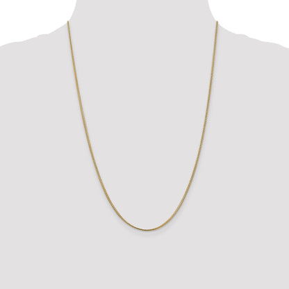 24 Inch 14K 1.1mm Franco Chain Necklace