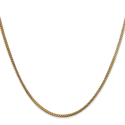 20 Inch 14K 1.5mm Franco Chain Necklace