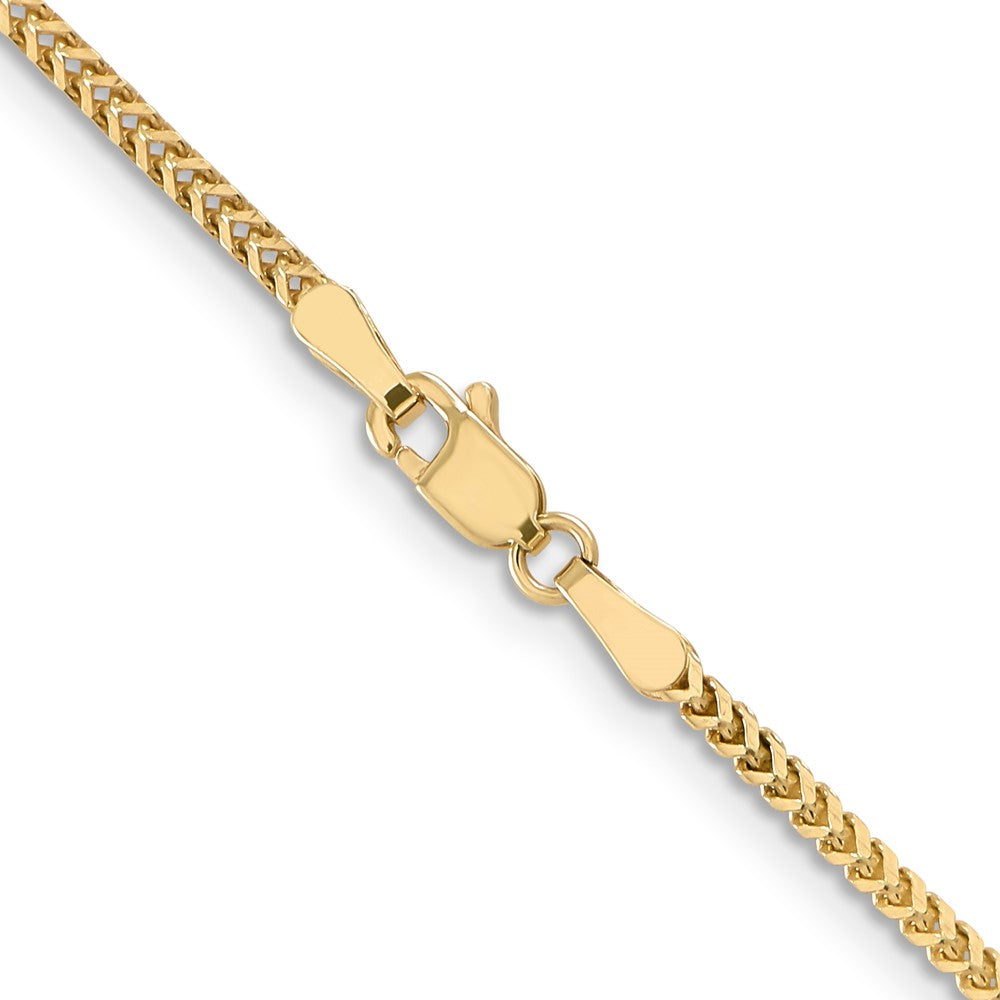 24 Inch 14K 1.5mm Franco Chain Necklace
