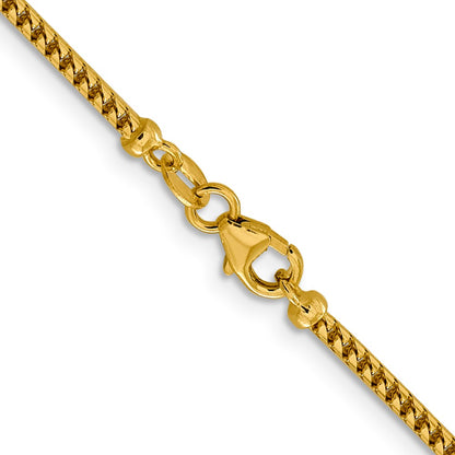 20 Inch 14K 2mm Franco Chain Necklace