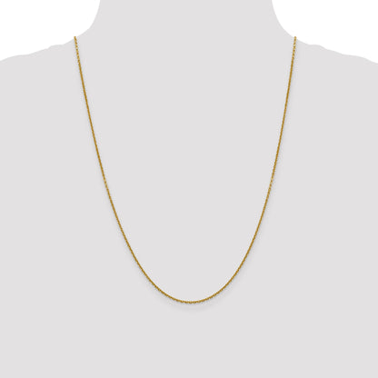 24 Inch 14K 1.5mm D/C Rolo Chain Necklace