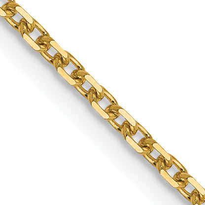 18 Inch 14K 1.5mm D/C Rolo Chain Necklace