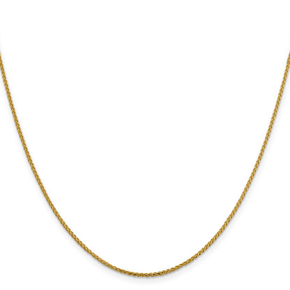18 Inch 14K 1.4mm D/C Open Franco Chain Necklace