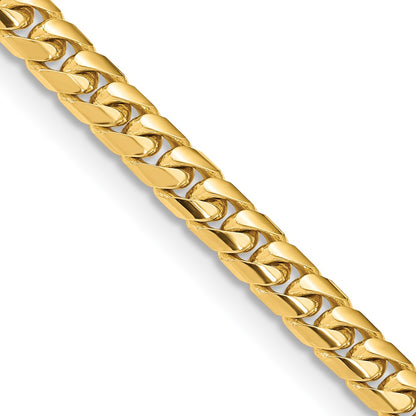 26 Inch 14K Yellow Gold 6.75mm Solid Miami Cuban Chain Necklace
