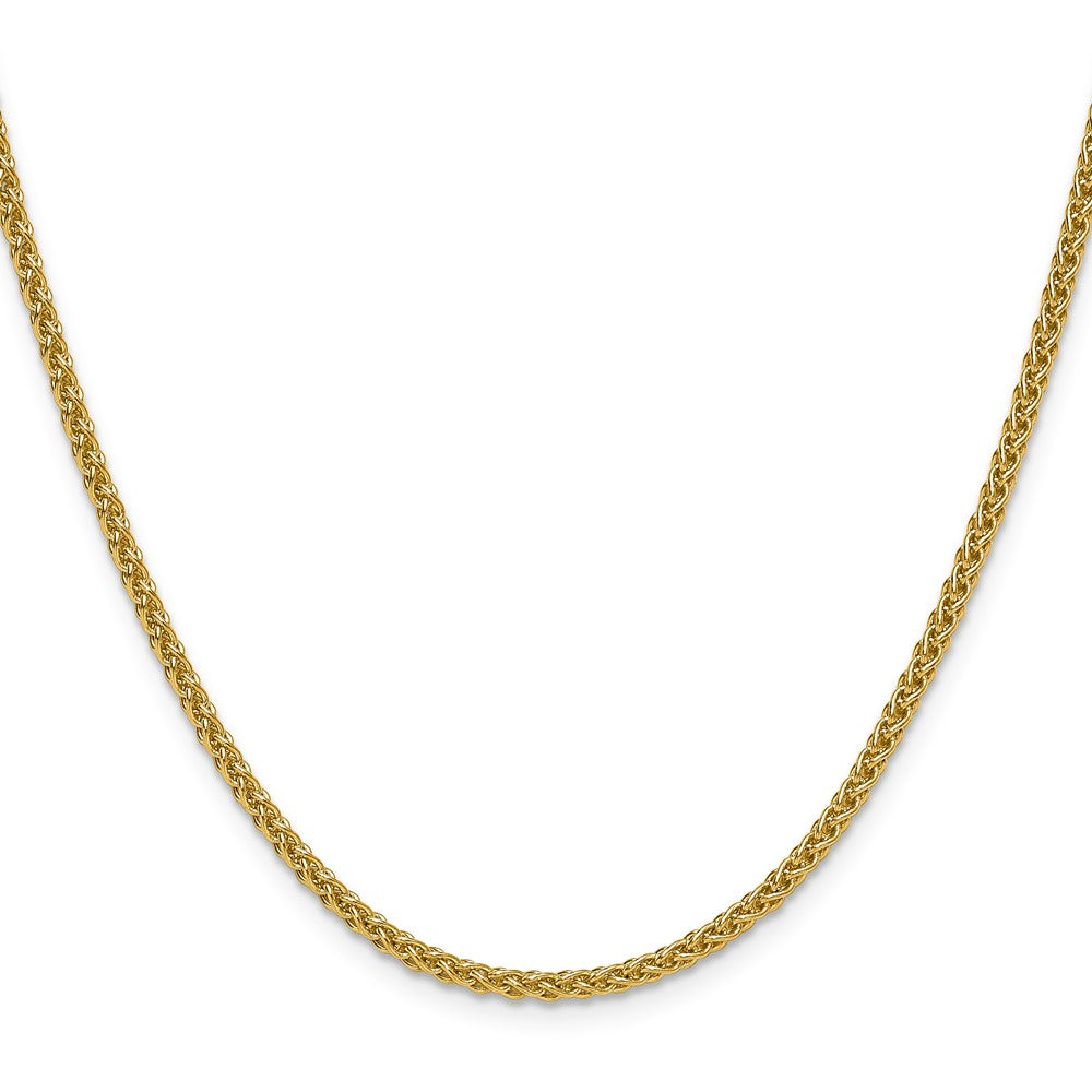 14K Yellow Gold 2.8mm Spiga Chain Necklace
