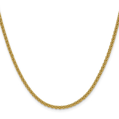 14K Yellow Gold 2.8mm Spiga Chain Necklace