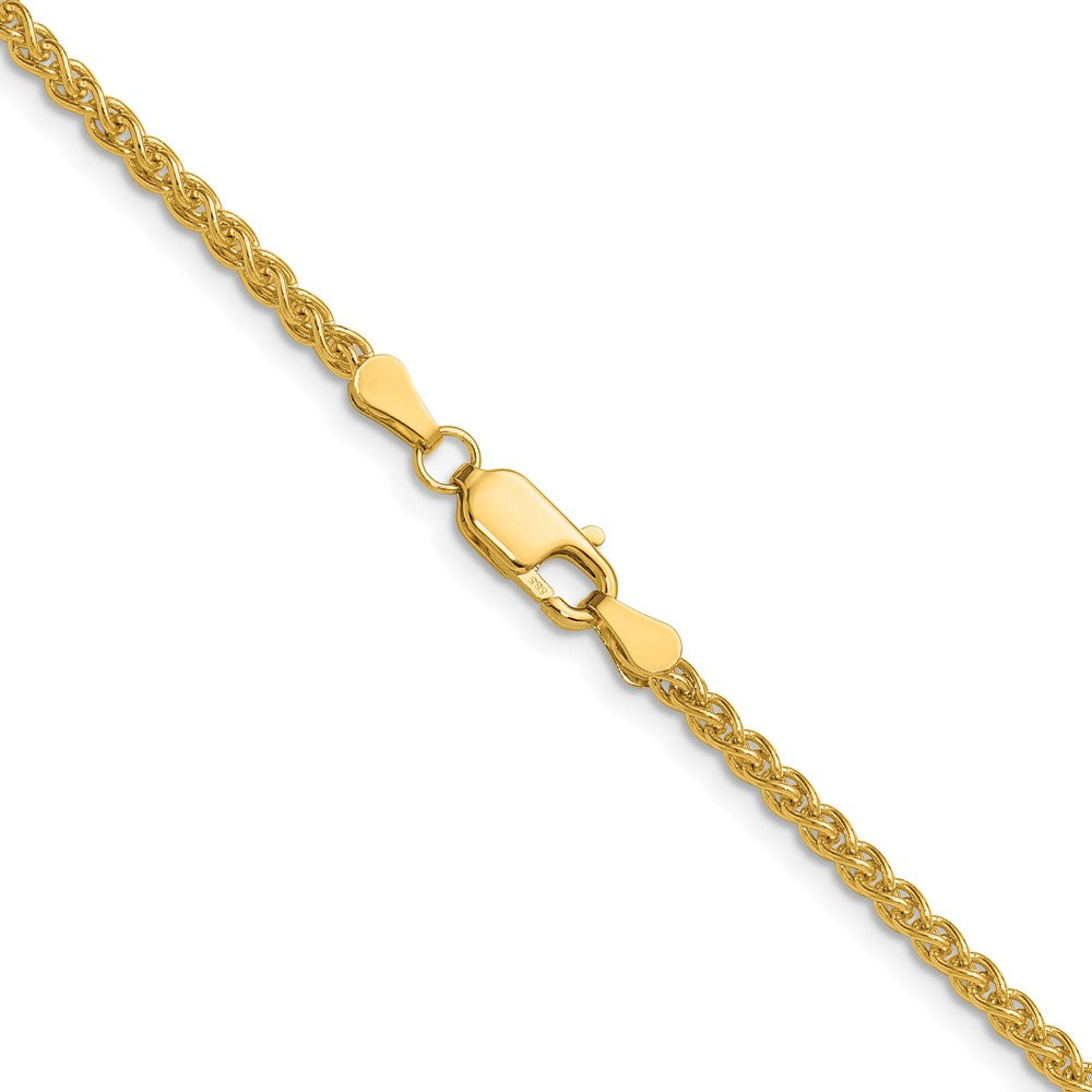 14K Yellow Gold 2.8mm Spiga Chain Necklace