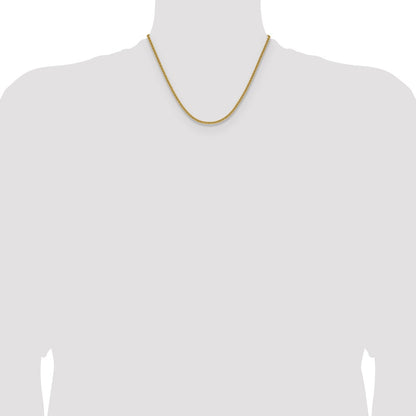 14K Yellow Gold 2.8mm Spiga Chain Necklace