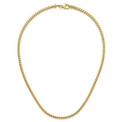 18 Inch 14K Yellow Gold 3.05mm Franco Chain Necklace