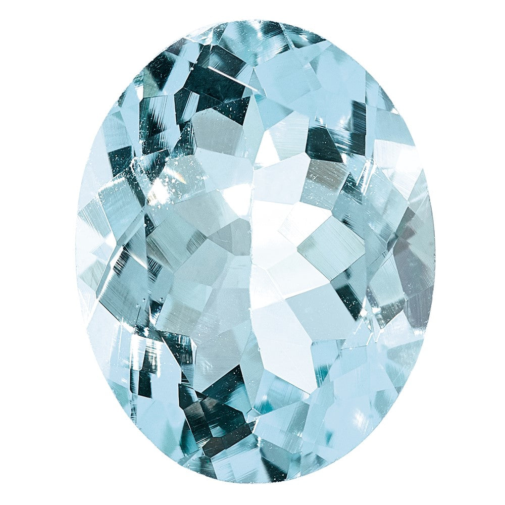 Gemstone Aquamarine Aa Quality 7X5mm Oval
