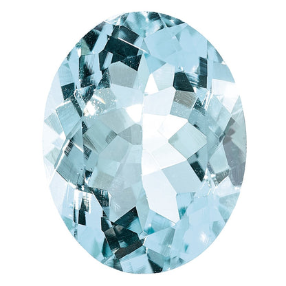 Gemstone Aquamarine Aaa Quality 6X4mm Oval