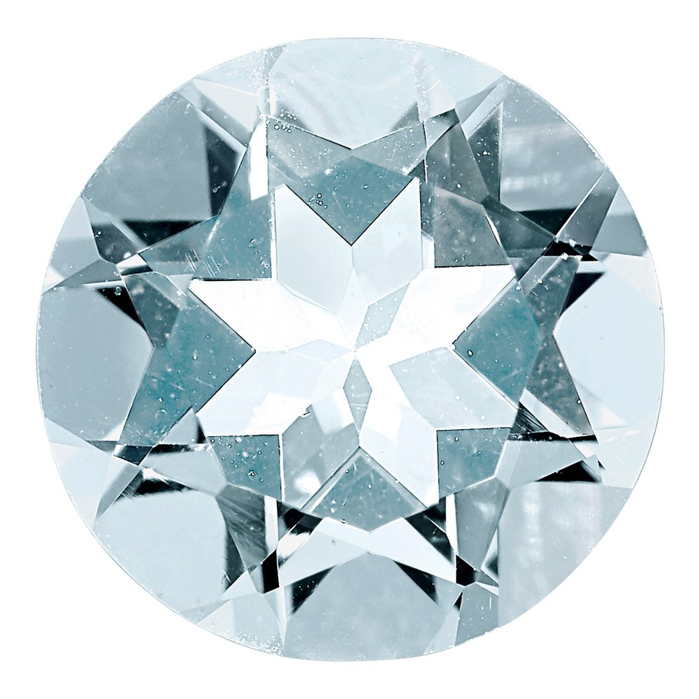 Gemstone Aquamarine Aa Quality 7mm Round