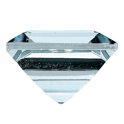 Gemstone Aquamarine Aa Quality 6mm Square Step-Cut