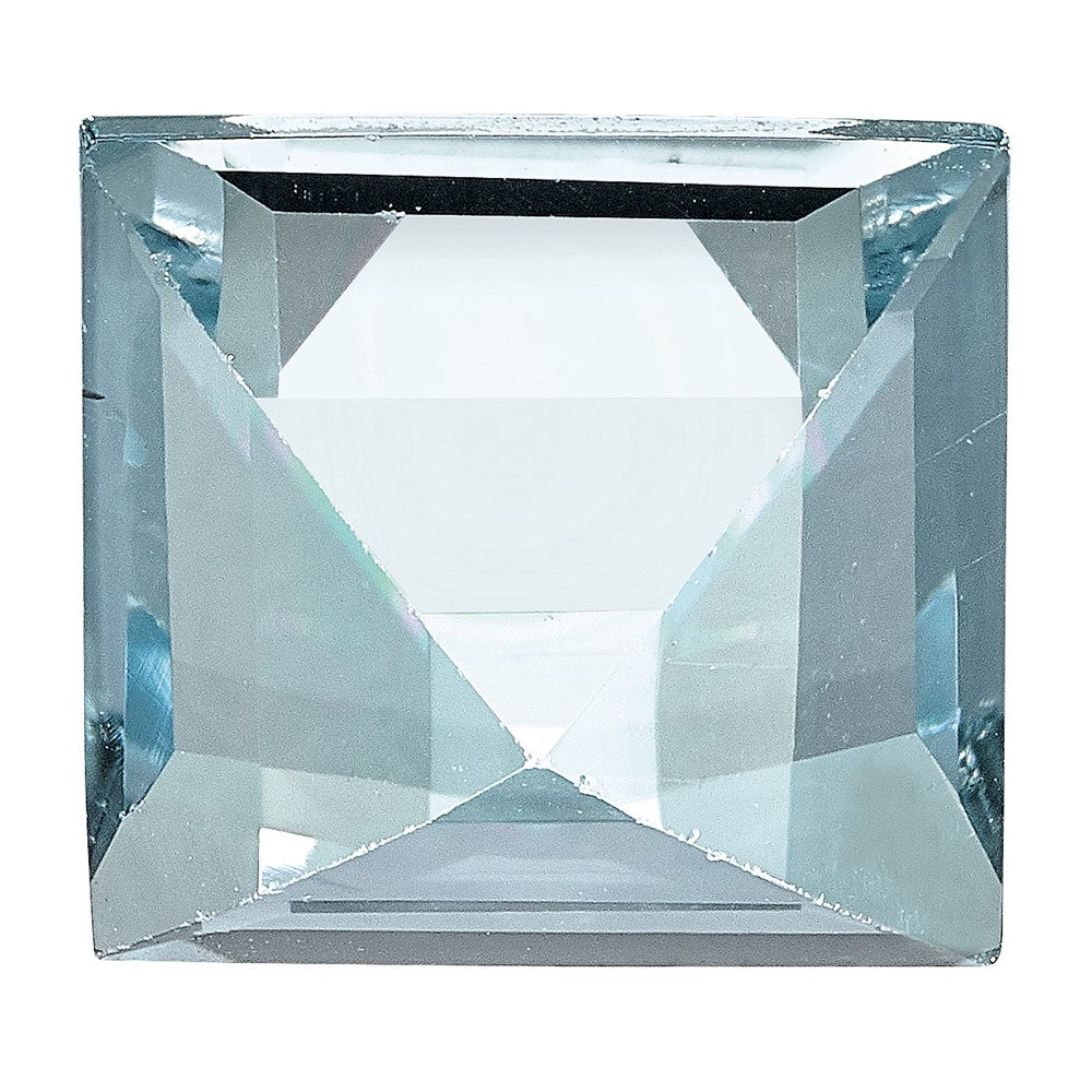 Gemstone Aquamarine Aa Quality 5mm Square Step-Cut