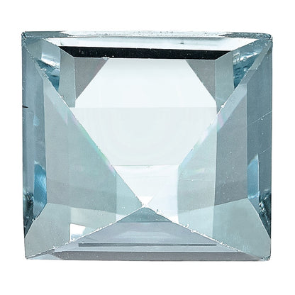 Gemstone Aquamarine Aa Quality 5mm Square Step-Cut