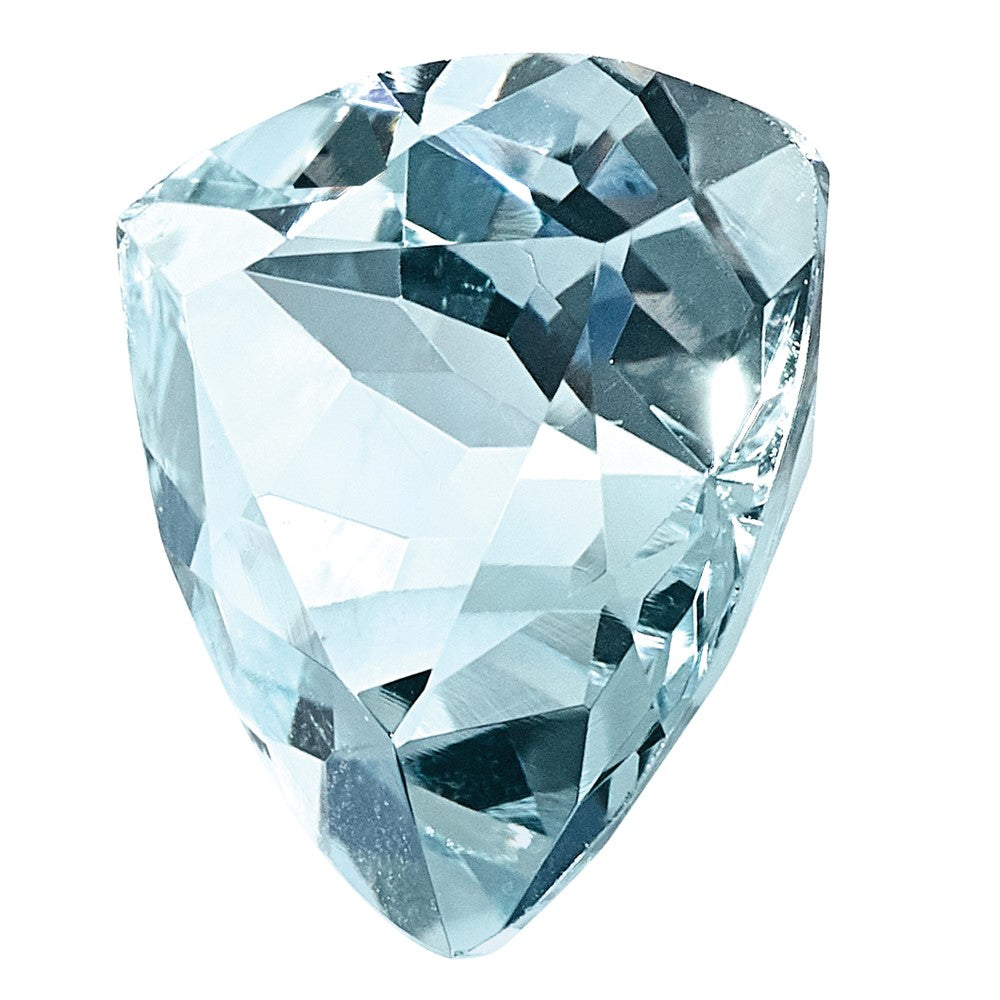 Gemstone Aquamarine Aa Quality 6mm Trillion