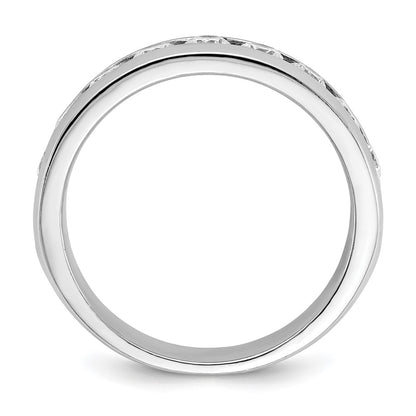 14k White Gold Men's 1 carat Diamond Complete Ring