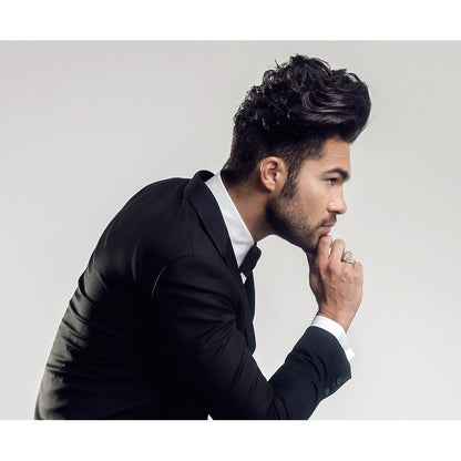 14k Two-tone Two Tone 1 Ct. Lab Grown Diamond VS/SI+ G+ Polished Satin and Textured Men's Ring