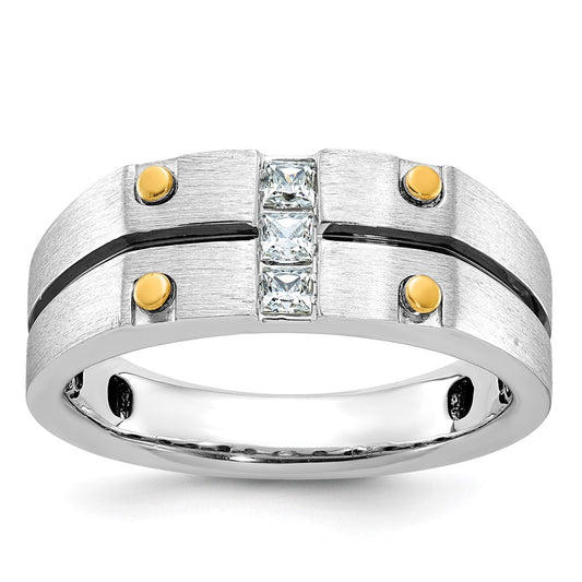 10K Two-Tone Two-Tone Fancy Ring Mounting