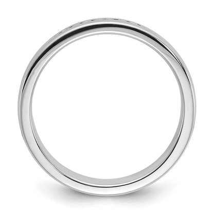 14k White Gold Men's 1/4 carat Diamond Complete Ring