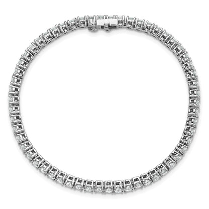14k White Gold 5 Ct. Lab Grown Diamond VS/SI+ G+ Tennis Bracelet